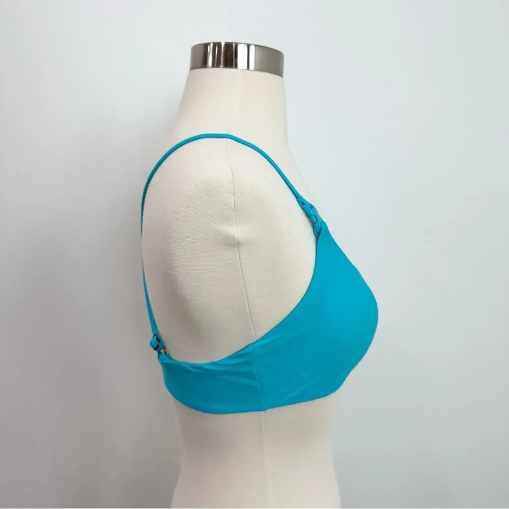 Andie Swim Cross Over Back Bikini Top size small